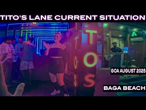 Titos Lane Baga Goa | Situation Update | Titos Goa Club | Goa Trip Plan | Goa Vlog | Baga Beach Vlog