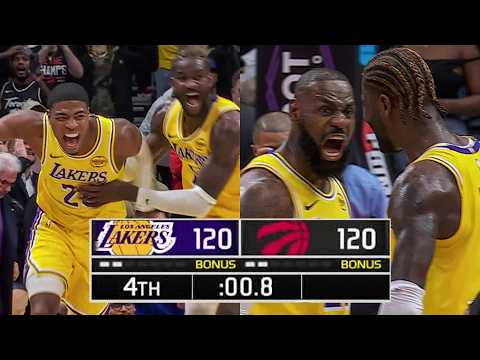 Final 3:57 WILD ENDING Lakers at Raptors 🚨 | December 4, 2025
