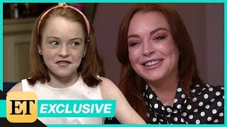 Watch Lindsay Lohan React to Her First-Ever ET Interview From 1997! (Exclusive)