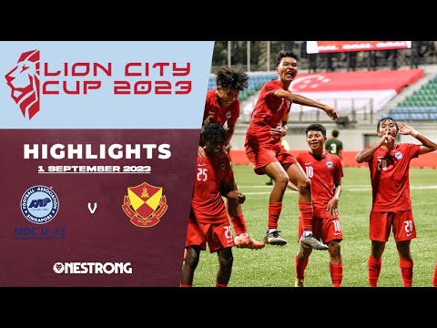 Highlights: NDC U-15 3-1 Selangor FC | Nathan's double sends Singapore to Lion City Cup 2023 final!