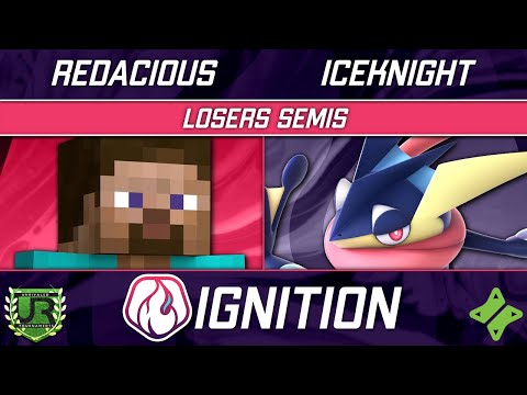 Redacious (Steve) vs IceKnight (Greninja) - Ignition 336 LOSERS SEMIS