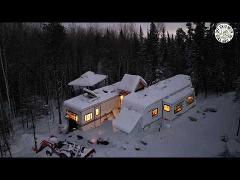 We have a PROBLEM... Living OFF GRID in 2 Trailers during FREEZING Temperatures