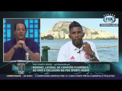 Rodinei zoando sotaque de Renê e Rômulo no Fox Sports