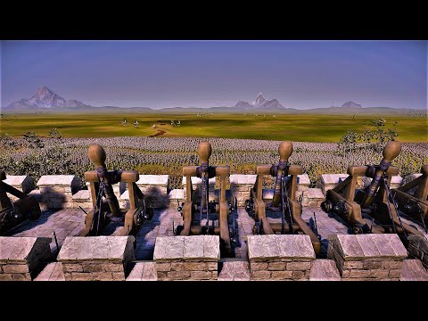 6,000,000 Medieval Knights & Mongols Attack Imperial Roman Castle l Ultimate Epic Battle Simulator 2