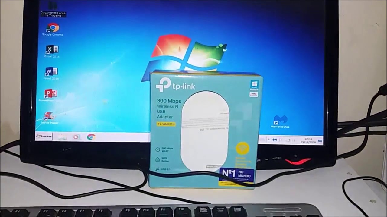 Miniatura da avaliação em vídeo de Adaptador Wireless TP-Link TL-WN821N 300Mbps