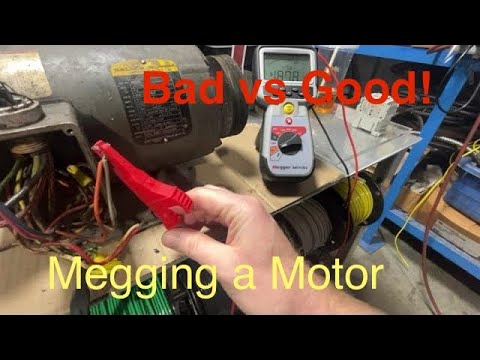 Using A Megger To Troubleshoot a 3 phase motor: #industrialelectrician #electrician #motors