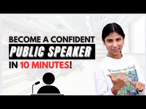 Become a confident public speaker in 10 minutes | Janhavi Panwar