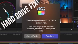 EASY FIX: How To Fix Final Cut Pro Storage Device Full Problem