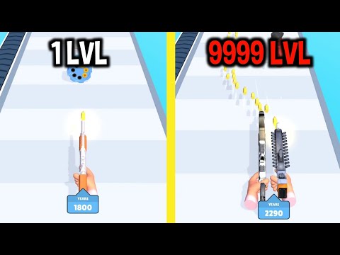 MAX LEVEL in Weapon Craft Run Game