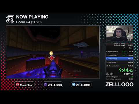 Doom 64 (2020) Speedrun - Be Gentle Speed (35:12)