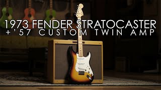 Video thumbnail for "Pick of the Day" - 1973 Fender Stratocaster and '57 Custom Twin Amp by Emerald City Guitars