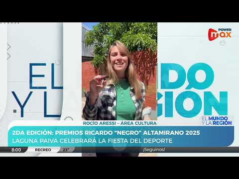 Premios Ricardo "Negro" Altamirano 2025 en Laguna Paiva | Rocío Aressi - Sec. Cultura y Deporte