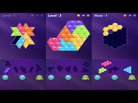 Block! Triangle Puzzle Tangram (by BitMango) - free block puzzle game for Android and iOS