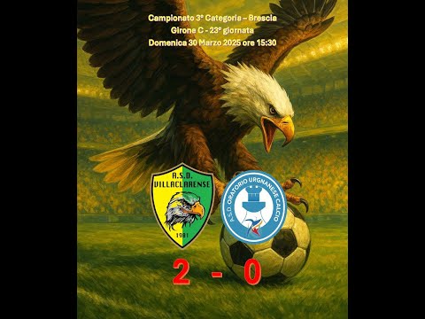 A.S.D. Villaclarense - A.S.D. Oratorio Urgnanese Calcio 2-0 (30.03.2025)