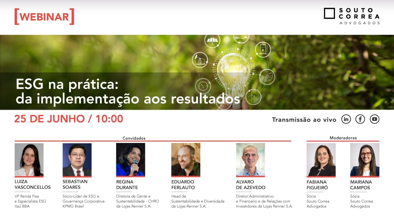 [Webinar] ESG na prática: da implementação aos resultados