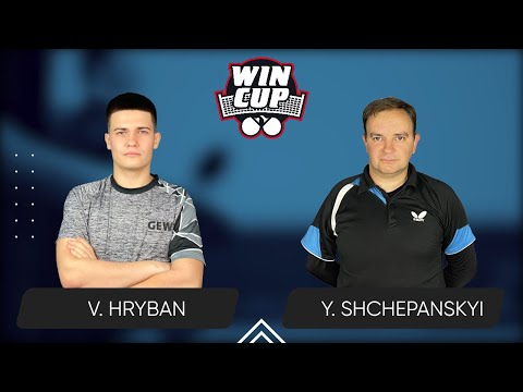 15:00 Vadym Hryban - Yurii Shchepanskyi West 3 WIN CUP 15.08.2024 | Table Tennis