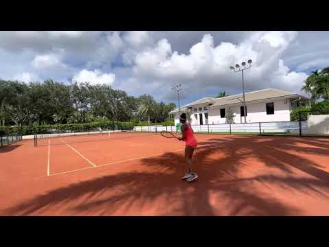 Carla’s Clay Court Practice