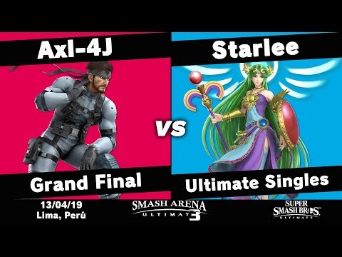 SAU3: Grand Final - TCV|Axl-4J(Snake) vs MVK|Starlee(Palutena)
