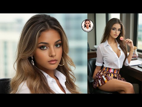 AI Girl Office, [4K ]AI LookBook, AI ART beautiful girls, AI Fashion