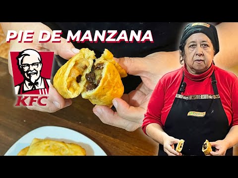 Cómo hacer PIE DE MANZANA estilo KFC | Fritos y crujientes