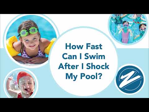 YouTube video about: Can you swim after shocking pool?