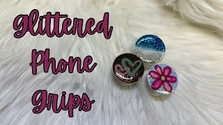 Glittered Phone Grips