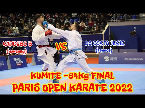 DA COSTA JESIE (FRA) VS KAPDEBO B (HUN) KUMITE -84Kg FINAL | PARIS OPEN KARATE 2022
