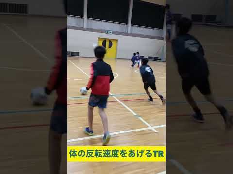 反転スピードをあげる練習メニュー【連続また抜き】身体操作TR 笠間市サッカースクール