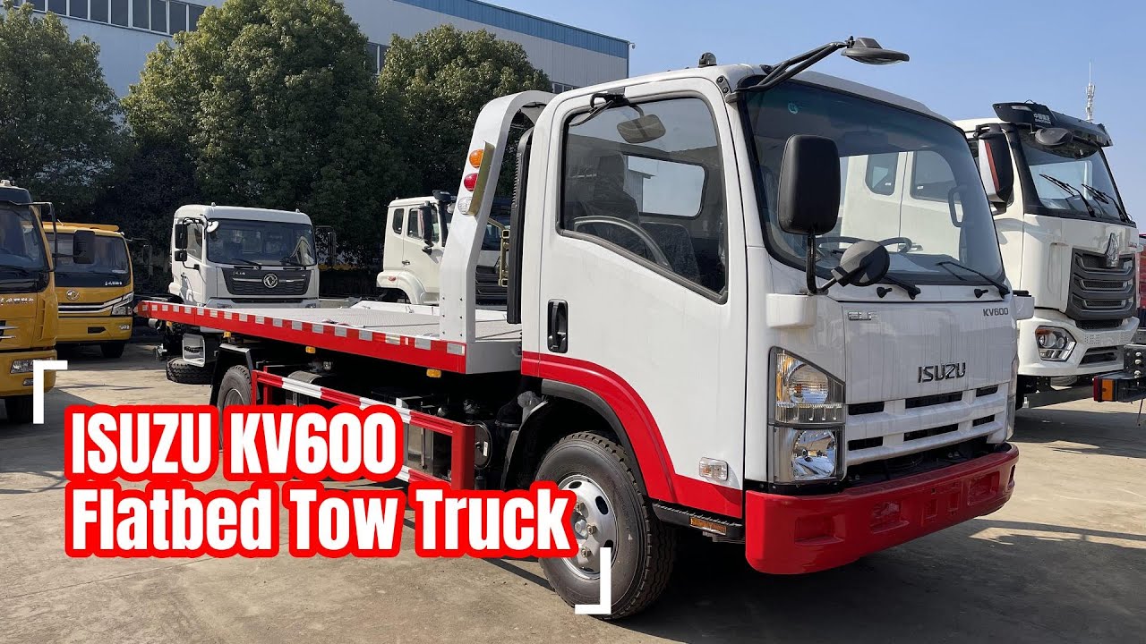 ISUZU KV600 Flatbed Tow Truck 4 tons 5 tons 6 tons