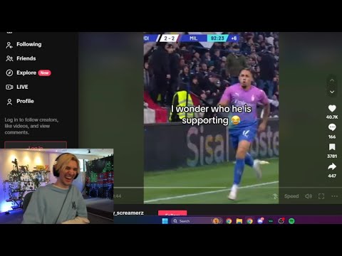 xQc Dies Laughing at Football Commentator being Bias