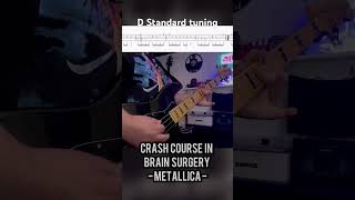 Crash Course in Brain Surgery - Metallica #metal #bass #tabs #lesson #music #fender #metallica #fyp
