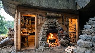 Transforming a Cold Underground Cave Into a Warm Survival Shelter With Fireplace and Wild Cooking MQDEFAULT Thumbnail