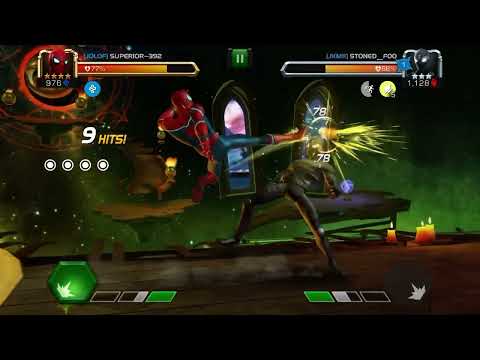 Marvel Contest of Champions Spider-Man (Stark Enhanced) vs Spider-Man (Stealth Suit￼)