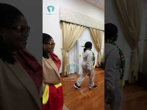 Prof. Naana Jane Opoku-Agyemang Back in Ghana After Black Stars Victory