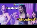 twice's priceless reaction to clumsy Sana in Seattle 🤣