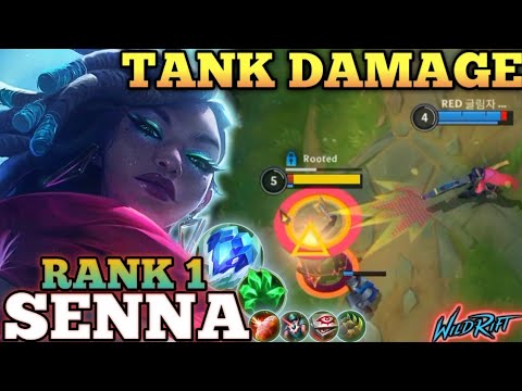 SENNA SUPPORT MVP PLAY! OVERPOWER BUILD & RUNES - TOP 1 GLOBAL SENNA BY RED 글림자 고양이 - WILD RIFT