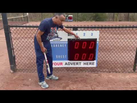 Microframe Tennis Scoreboard Operation