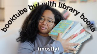 everything I checked out from the library in january | booktube newbie