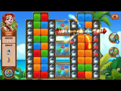 Lost Island Blast Adventure Level 1897 NO BOOSTERS - A S GAMING ✔️