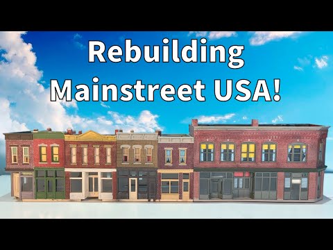Diorama Discovery: Repairing an HO Scale Mainstreet Building Using an NEJE Laser Cutter & Lightburn