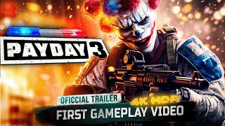 [4K HDR] PAYDAY 3 - Gameplay Trailer 60FPS // It was WORTH the WAIT