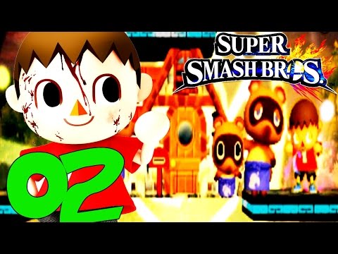 Der Villager aka Bewohner in Action! - Let's Play Super Smash Bros. 3DS Demo #02