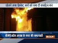 Goods worth lakhs destroyed as fire breaks out at a market in UP