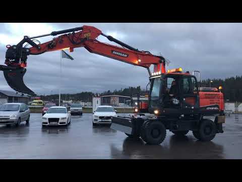 фото колесный экскаватор doosan dx210w 0