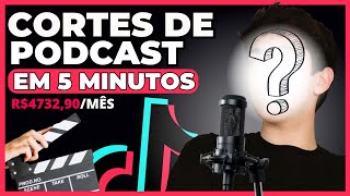 COMO FAZER CORTES DE PODCAST NO TIKTOK E MONETIZAR thumbnail