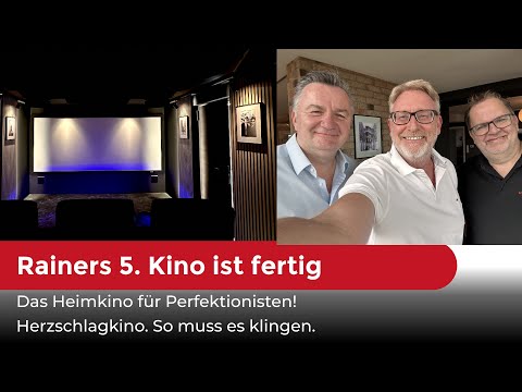 Das Heimkino für Perfektionisten – Rainers 5. Kino ist fertig. Herzschlagkino. So muss es klingen.