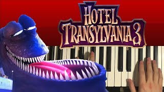 How To Play - Kraken Theme - Hotel Transylvania 3 (PIANO TUTORIAL LESSON)