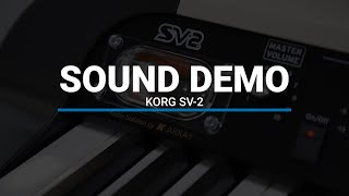 Video thumbnail for Korg SV-2 Stage Piano Sound Demo by MusicRadar