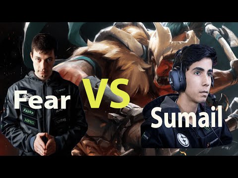 Fear Troll Warlord vs Sumail Juggernaut - Fear's Perspective - Dota 2