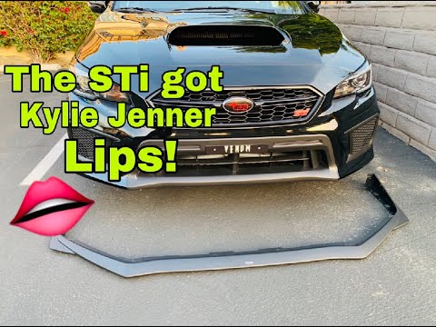 Subaru OEM STi Front Lip Install [2018 Subaru WRX STi]